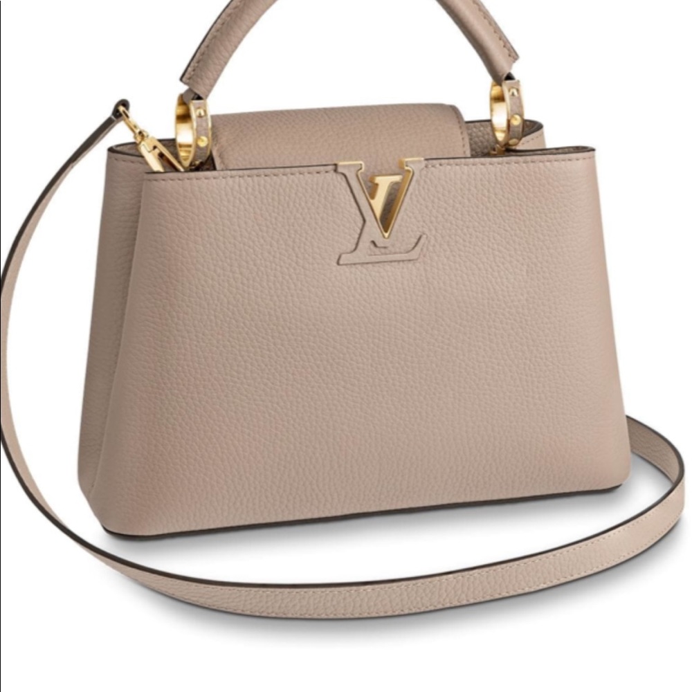 Louis Vuitton Capucines PM Taupe Color